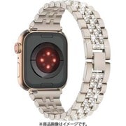 GRK-WS12PGD [Apple Watch 41/40/38mm用 ステンレスストーンバンド ピンクゴールド]