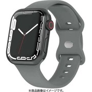 GRK-WM10GR [Apple Watch 49/45/44/42mm用 シリコンバンド グレー]