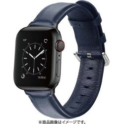 GRK-WM11NB [Apple Watch 49/45/44/42mm用 レザーバンド ネイビー]