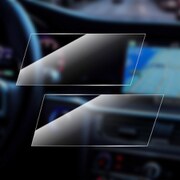 【120日交換保証】Audi A6/A7 ディスプレイ用ガラスフィルム(上下セット)「GLASS PREMIUM FILM」 LN-CNFGAD3E
