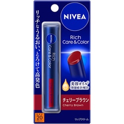 ニベア リッチケア＆カラーリップ チェリーブラウン 2g SPF20 PA++
