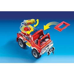 おもちゃ　消防署 消防トラック 「playmobil プレイモービル」 9466 Amazon.co.jp: プレイモービル 消防署 消防車 (2023) 9464