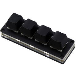 ちょい足しキーボード 4キー ブラック MK-04BK