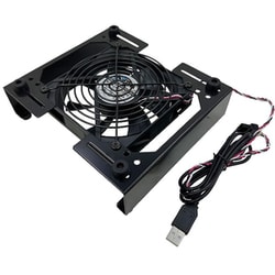 USBファン付ルーター冷却台 NB-USBXFAN-RTST