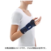 マニュTrain 62060119 ブラック サイズ1(手首周径：14-15cm) 左手首用 1枚入り [サポーター 手首用]