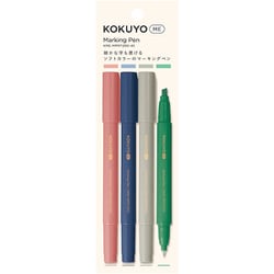 KOKUYO ME（コクヨ ミー） 2ウェイマーキングペンME（4本セット） KME-MPMT200-4S