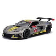 BUR28024Y 1/24 シボレー コルベット C8R No.4 2020 グレー [ダイキャストミニカー]