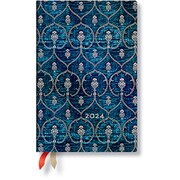 Paperblanks ダイアリー 2024年 ダイアリー ブルーベルベット ミニ DJ0769-2