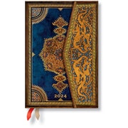 Paperblanks ダイアリー 2024年 ダイアリー サファヴィー・インディゴ ミニ DJ0775-3