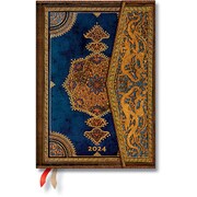Paperblanks ダイアリー 2024年 ダイアリー サファヴィー・インディゴ ミディ DJ0782-1