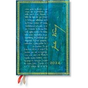 Paperblanks ダイアリー 2024年 ダイアリー ヴェルヌ 海底二万哩 ミディ DJ0786-9