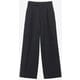ストレッチライトストレートパンツ STRETCH LIGHT STRAIGHT PANTS DMF423300 ブラック(K) サイズ1 [フィットネス ヨガ パンツ レディース]