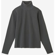 エアーニットタートル AIR KNIT TURTLE DMF823302 スチールグレー(TS) サイズ2 [フィットネス ヨガ シャツ レディース]