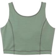 エニーモーションミドルトップ ANYMOTION MIDDLE TOP DC123102 ノルディックグリーン(NC) Mサイズ [フィットネス ヨガ トップス レディース]