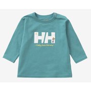 ロングスリーブ HHヘリーベアティー B L/S HH Helly Bear Tee HB32394 オーロラグリーン(AG) 80サイズ [アウトドア トップス ベビー]