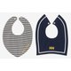マイファーストHHボーダープリントビブセット B My First HH Border Print Bib Set HAB92376 イボリー×オーシャンネイビー(IO) BFサイズ [アウトドア 小物 ベビー]
