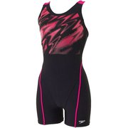 ハイパーブーンルースンハーフニースキン Hyper Boom Loosen Half Kneeskin SFW12353 ブラック×ピンク(KP) Lサイズ [水着 レディース]