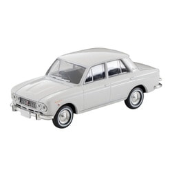 LV-205a 1/64 ダットサン ブルーバード 4ドア 1600SSS 白 65年式 [ダイキャストミニカー]