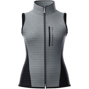 TL118 U2162779 [ポーラテックグリッドベスト レディース Mサイズ グレーヘザー]
