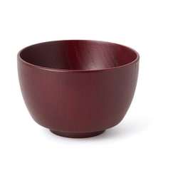 グリップボール 茜 木製汁椀
