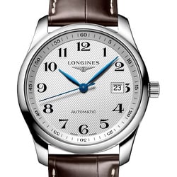 在庫LONGINES ロンジン L2.793.4.78.3 マスターコレクション＜腕時計 機械式＞自動巻き 時計 ブラウン系 レザーベルト 日付 ブランド その他