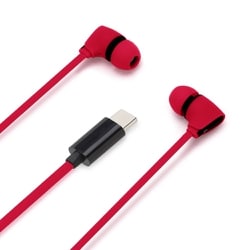 USB Type-Cコネクタ ステレオイヤホン PG-SECE4RD1