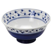 美濃焼 軽量 飯碗 お茶碗 呉須巻唐草 /和食器/食洗機・レンジ対応/日本製 134198