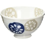 美濃焼 軽量 飯碗 お茶碗 れんこん 青 /和食器/食洗機・レンジ対応/日本製 134297