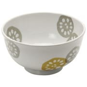 美濃焼 軽量 丼 直径約16.5×高さ8.5cm れんこん 黄 /和食器/食洗機・レンジ対応/日本製 134303