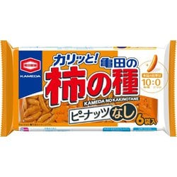 亀田の柿の種 ピーナッツなし 6袋詰 135g