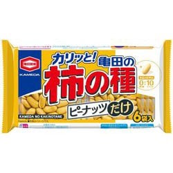 亀田の柿の種 ピーナッツだけ 6袋詰 135g