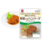 いっしょがいいね 野菜入りハンバーグブラウンソース