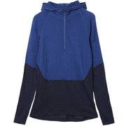 200 ソネビュラ ロングスリーブ ハーフ ジップ フード W 200 SONEBULA LS HALF ZIP HOOD IXW02234 ミッドナイトネイビー(MI) XSサイズ(日本：Sサイズ) [アウトドア パーカー レディース]