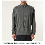 ジップアップ フローティング ウインド シェル ジャケット Zip-up Floating Wind Shell Jacket GA13311 クラウドグレー(CL) サイズ4 [ランニングウェア ブレーカー ユニセックス]