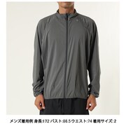 ジップアップ フローティング ウインド シェル ジャケット Zip-up Floating Wind Shell Jacket GA13311 クラウドグレー(CL) サイズ5 [ランニングウェア ブレーカー ユニセックス]