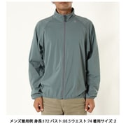 ジップアップ フローティング ウインド シェル ジャケット Zip-up Floating Wind Shell Jacket GA13311 アイスバーググリーン(IC) サイズ3 [ランニングウェア ブレーカー ユニセックス]