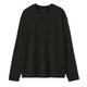 コメリナ/ロングスリーブクルー COMMELINA/ LONG SLEEVE CREW KSU33301 ブラック(K) Lサイズ [アウトドア カットソー ユニセックス]