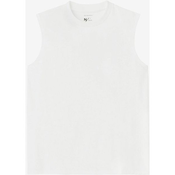 ニュートラルワークス. NEUTRALWORKS.ハエ/スリーブレスクルー HAE/ SLEEVELESS CREW KSU33316 ホワイト(W) Mサイズ [アウトドア ノースリーブ ユニセックス]Ω