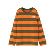 ロングスリーブフィールドボーダーティー L/S Field Border Tee NTJ32320 MD 130サイズ [アウトドア トップス キッズ]