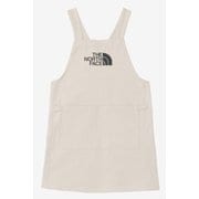 TNFロゴエプロン TNF Logo Apron NPJ72323 ホワイト(W) KMサイズ [アウトドア エプロン キッズ]