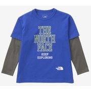 LTSピカティー LTS Pika Tee NTJ82336 TNFブルー(TB) 120サイズ [アウトドア トップス 長袖 キッズ]