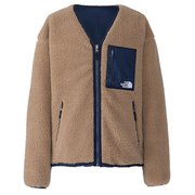 リバーシブルエクストリームパイルカーディガン Reversible Extreme Pile Cardigan NP72334 ケルプタン×アーバンネイビー(KU) Sサイズ [アウトドア フリース ユニセックス]