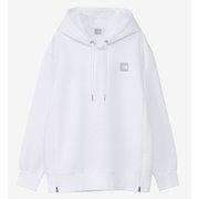 スクエアロゴフルジップ Square Logo Full Zip NTW62347 ホワイト(W) Lサイズ [アウトドア パーカー レディース]