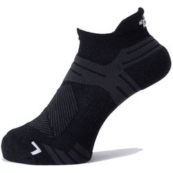 トレイル デュラブル ウール ショート Trail Durable Wool Short NN82302 TNFブラック(K) Sサイズ（23-25cm） [ランニングウェア ソックス ユニセックス]