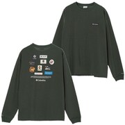 ティガーガーデン L/S Tシャツ PM0568 370 Spruce Logo Lサイズ [アウトドア カットソー メンズ]