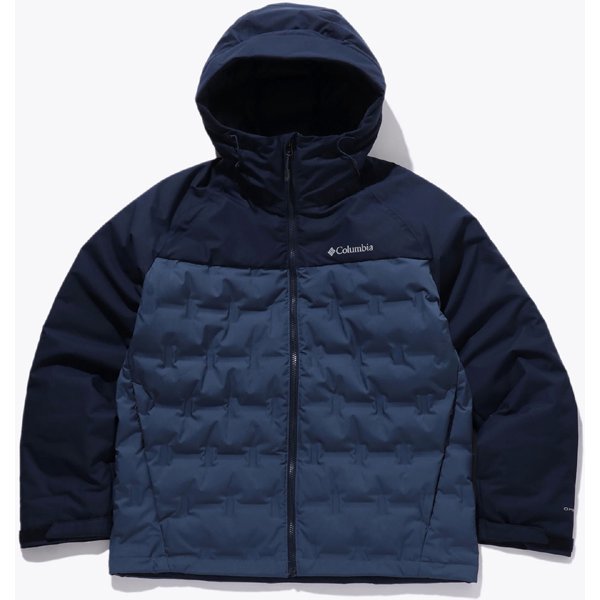 グランドトレック II ダウンフードジャケット WE5083 478 Dark Mountain, Collegiate Navy XLサイズ [アウトドア ダウンウェア メンズ]