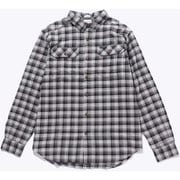 フレアガンストレッチフラネルシャツ AM0232 030 Columbia Grey Gradient Check Lサイズ [アウトドア シャツ メンズ]