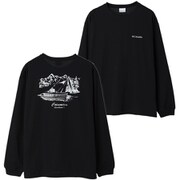 ヤハラフォレストL/STシャツ PM0499 010 Black Mサイズ [アウトドア カットソー メンズ]