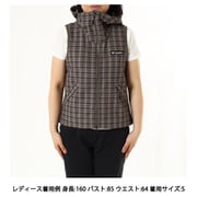 Wエンジョイマウンテンライフブラッシュドベスト PL5623 245 Major Check Print Mサイズ [アウトドア ベスト レディース]