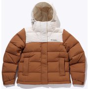 ウィメンズブーロポイントⅡダウンジャケット WR2889 224 Camel Brown, Chalk Crinkle XLサイズ [アウトドア ダウンウェア レディース]
